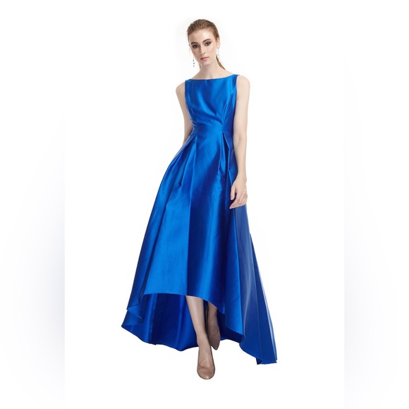 Adrianna Papell HIGH LOW ARCADIA
BALL GOWN DRESS BLUE Size 6 - Picture 1 of 11